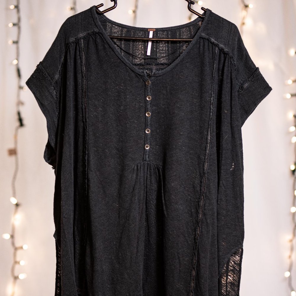 Free People Black Tunic